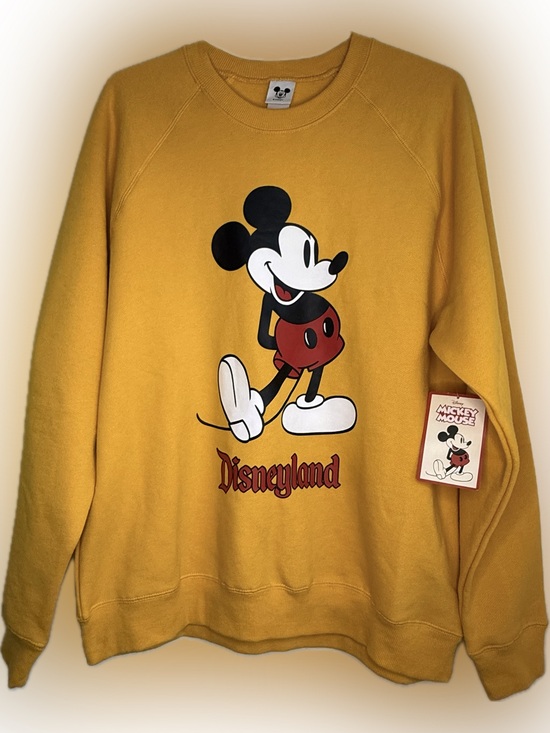 Disney Other - NEW Disneyland ResortClassic Mickey Mouse Crewneck Sweatshirt Adult Size Large